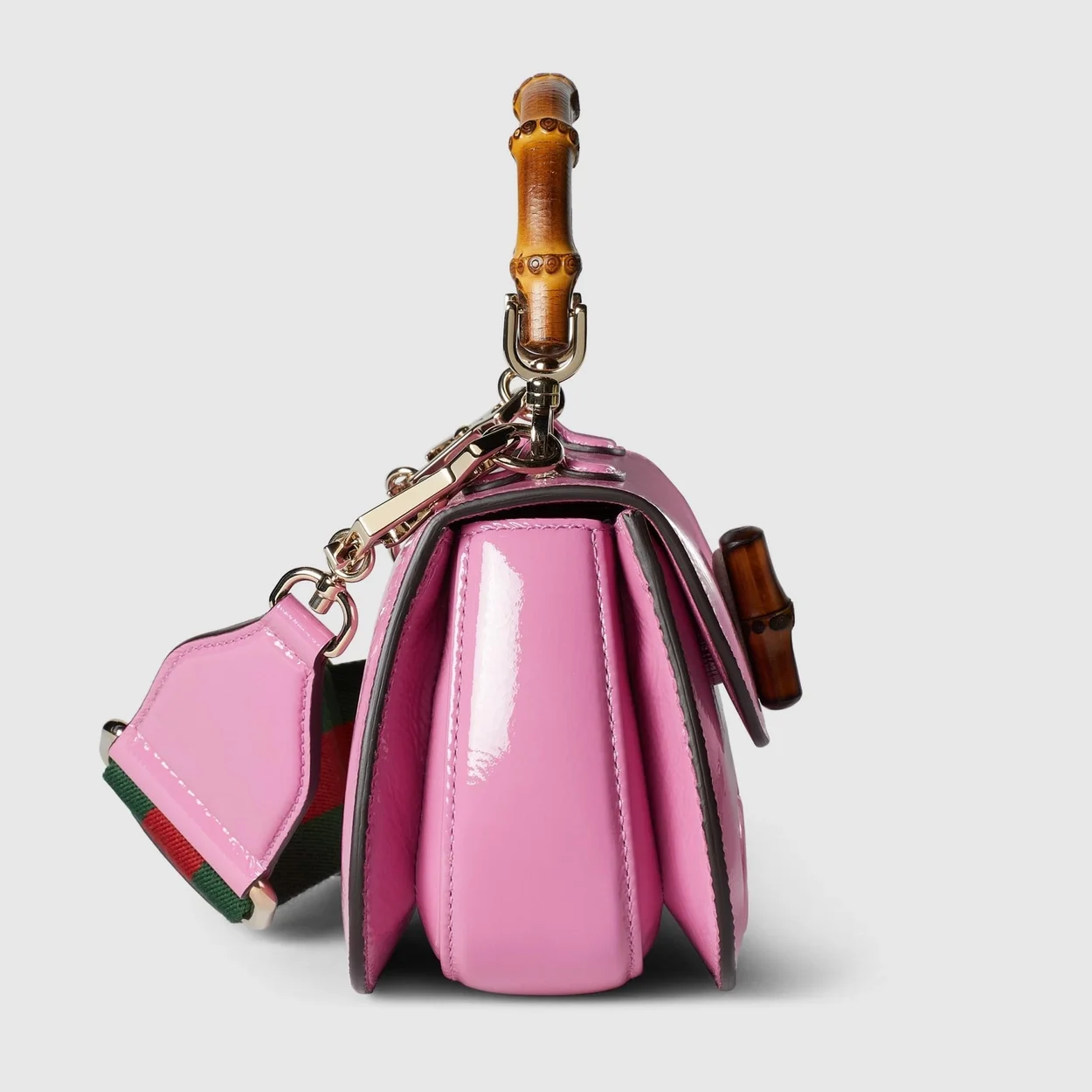 구찌 뱀부 1947 미니 탑 핸들백