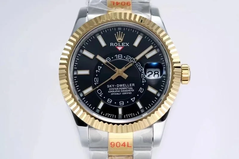 롤렉스 오이스터 스카이 드웰러 옐로우 골드