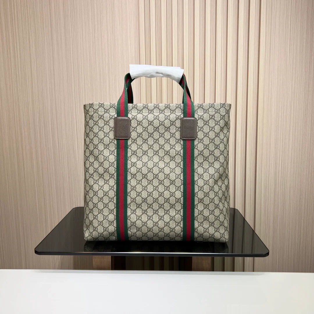 구찌 베이지 텐더 GG 텐더 미디엄 토트백