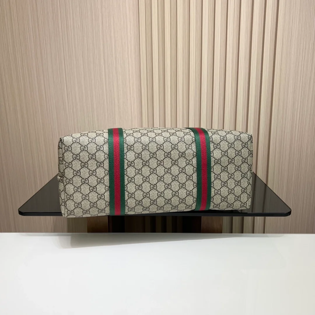 구찌 베이지 텐더 GG 텐더 미디엄 토트백