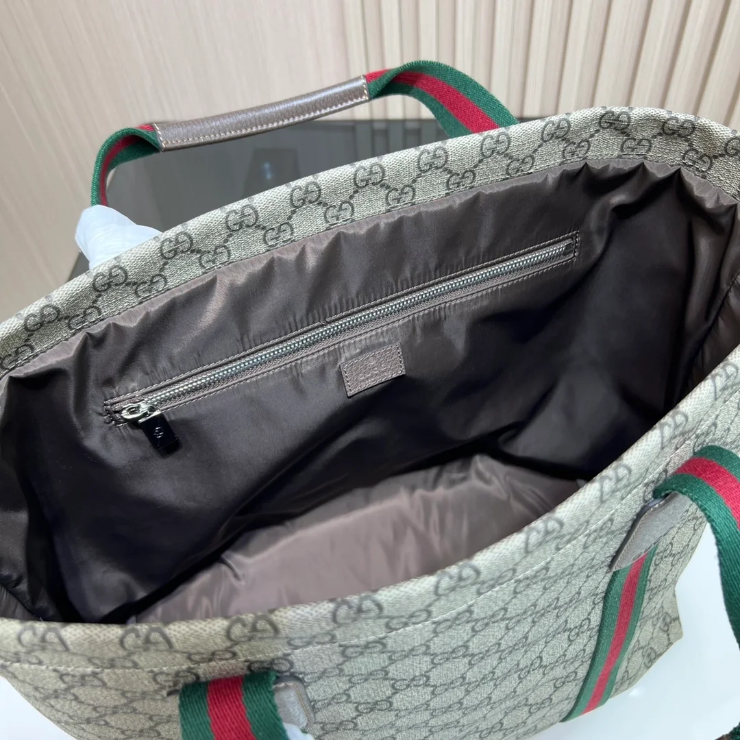 구찌 베이지 텐더 GG 텐더 미디엄 토트백