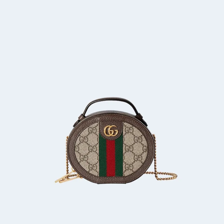 구찌 오피디아 탑핸들 미니 체인 크로스백