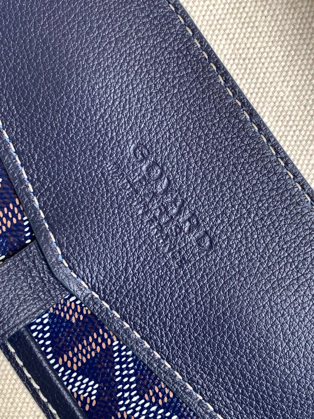 고야드 시스알팡 백팩 네이비