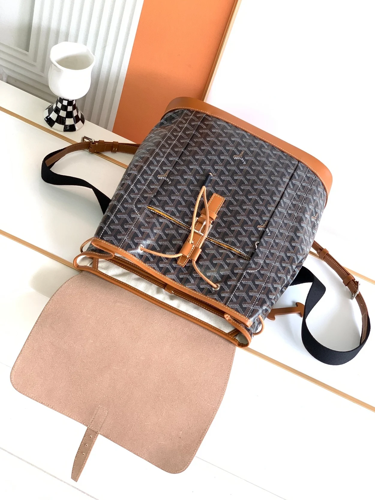 고야드 알파인 MM 백팩 탄