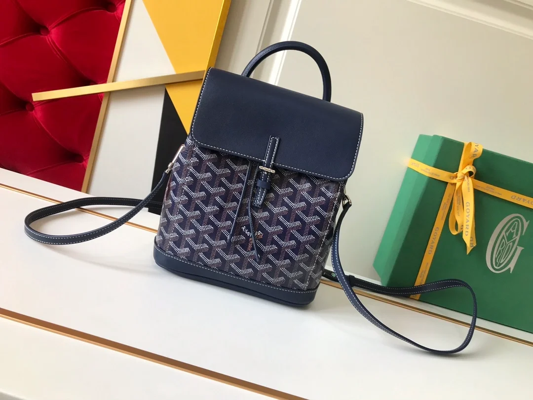 고야드 알팡 백팩 미니 네이비