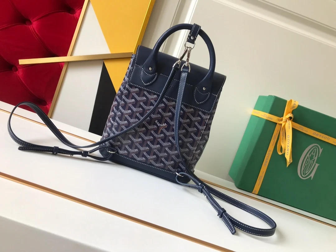 고야드 알팡 백팩 미니 네이비