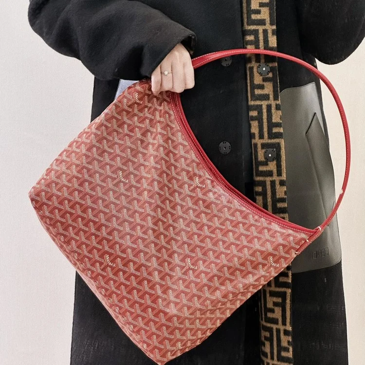 고야드 보헴 호보 백  레드