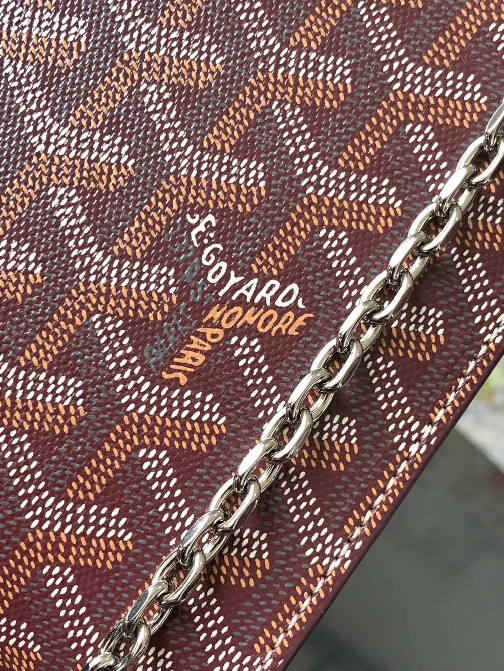 고야드 스트럭쳐 루엣뜨백 PM 버건디