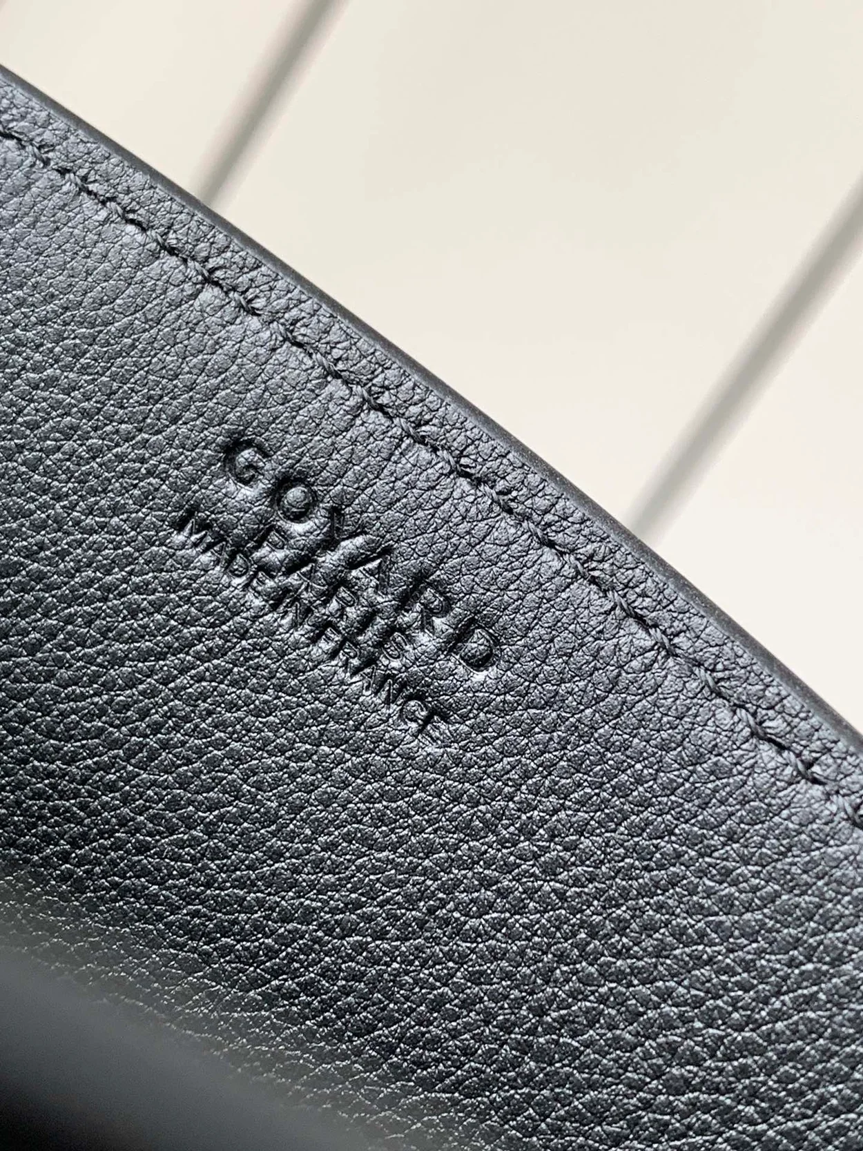 고야드 스트럭쳐 루엣뜨 미니백 블랙