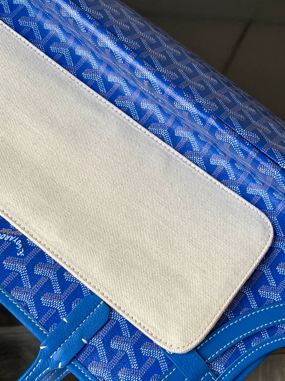 고야드 삭 시앙 그리 백 블루