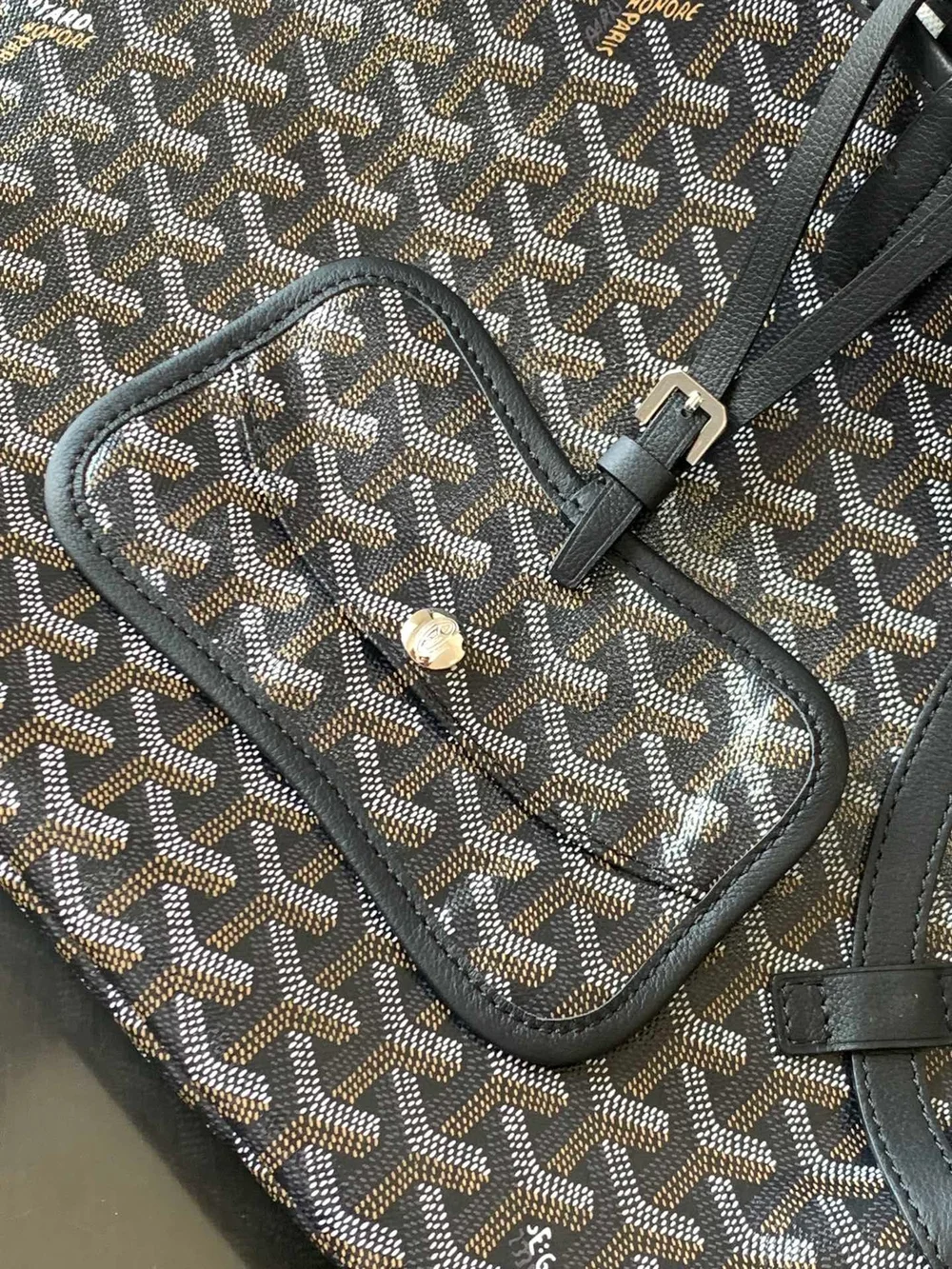 고야드 삭 시앙 그리 백 블랙