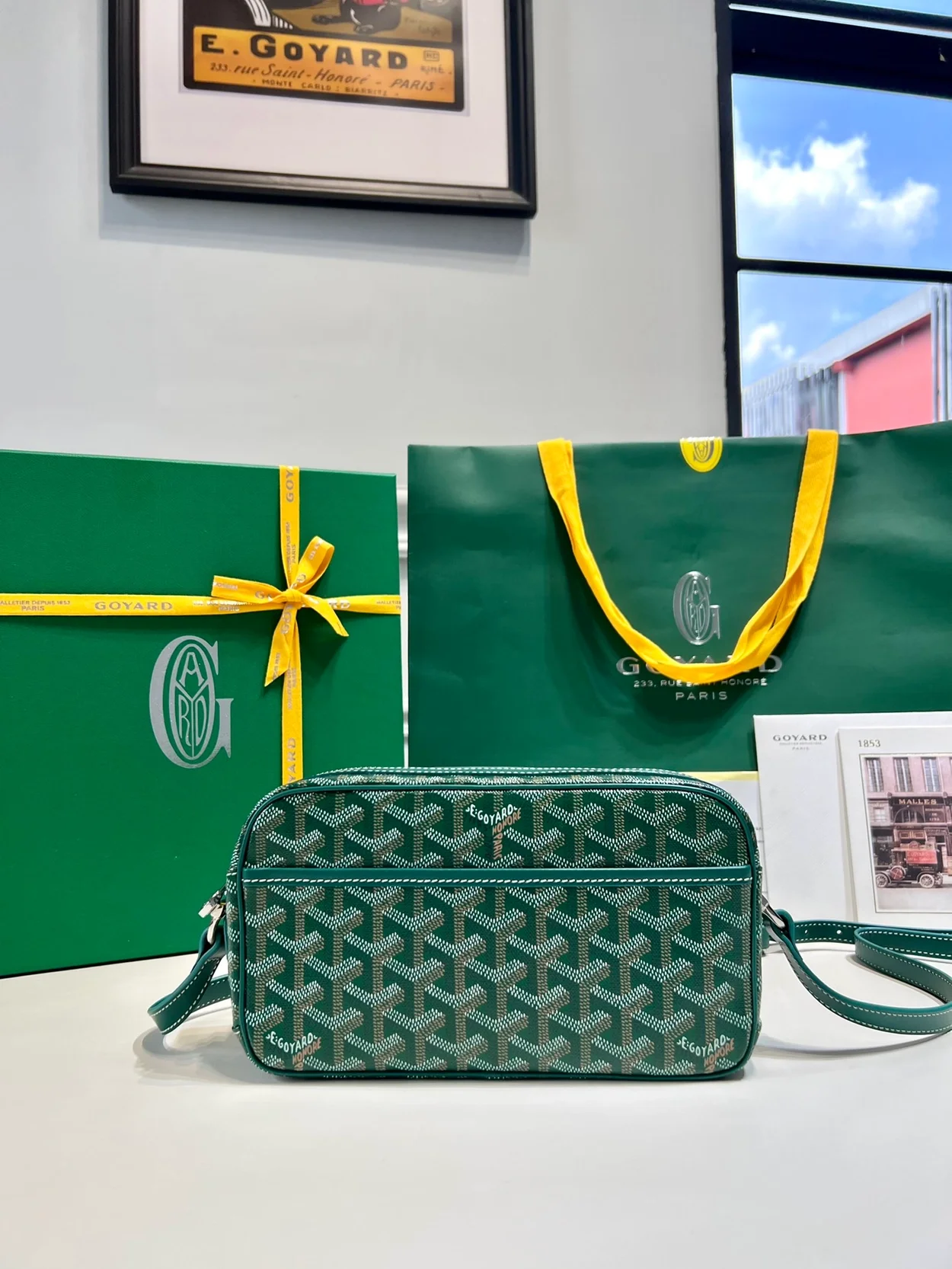 고야드 캅베르 백 PM 그린