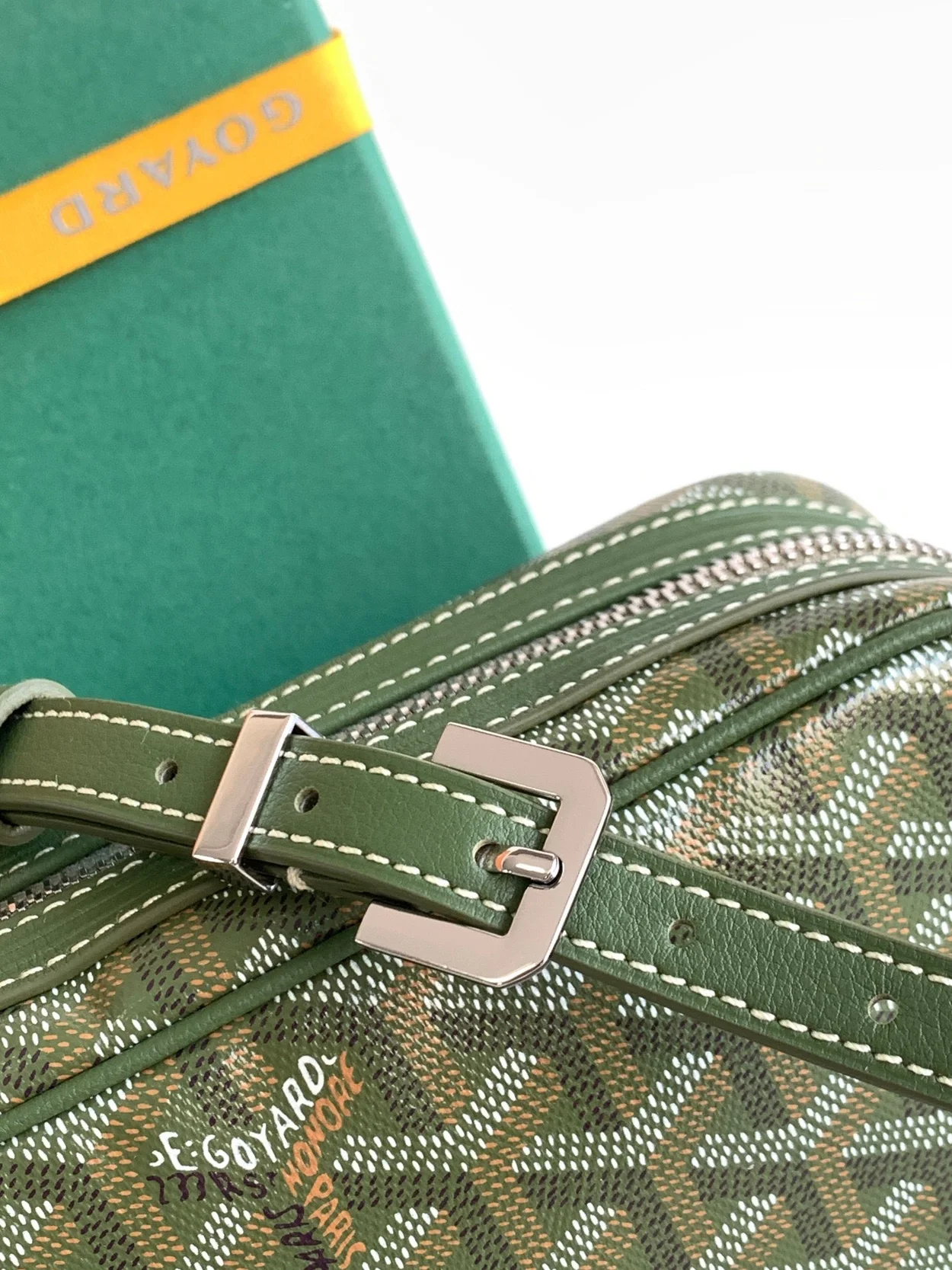 고야드 캅베르 백 PM 카키