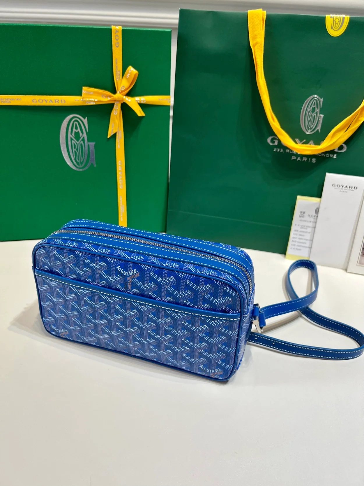 고야드 캅베르 백 PM 블루