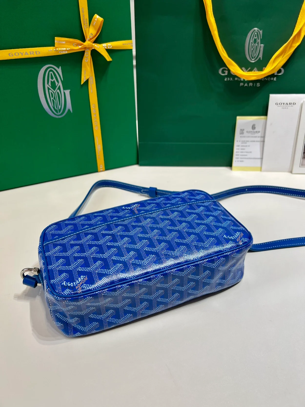 고야드 캅베르 백 PM 블루