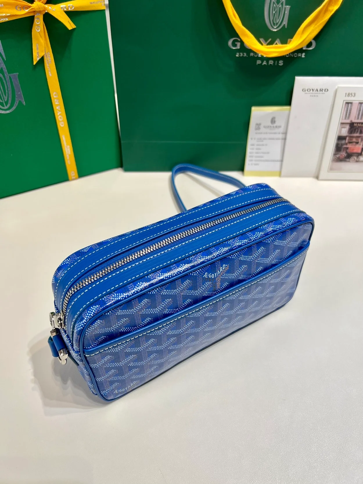 고야드 캅베르 백 PM 블루