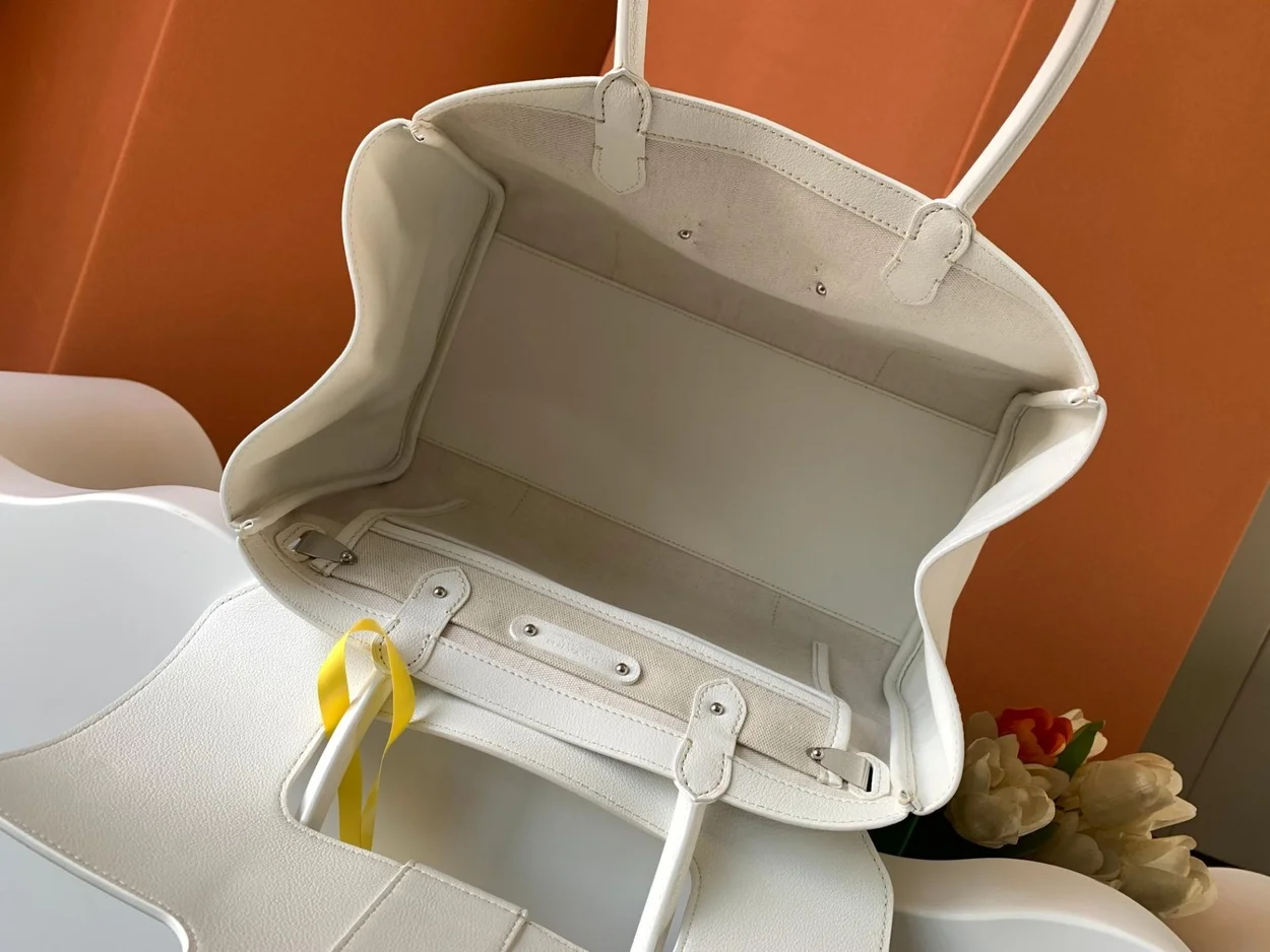 고야드 카바스 사이공 토트백 화이트