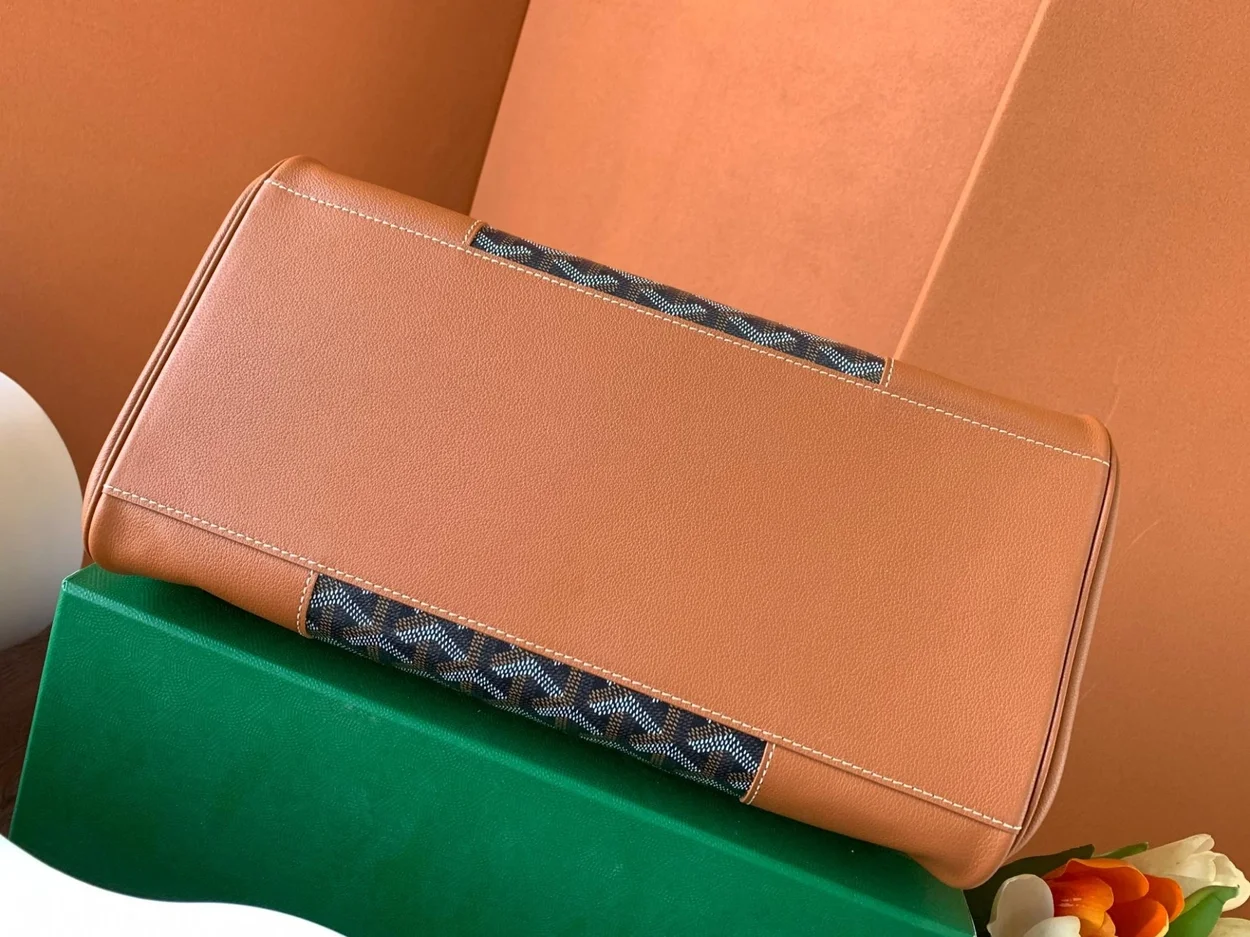 고야드 카바스 사이공 토트백 탄