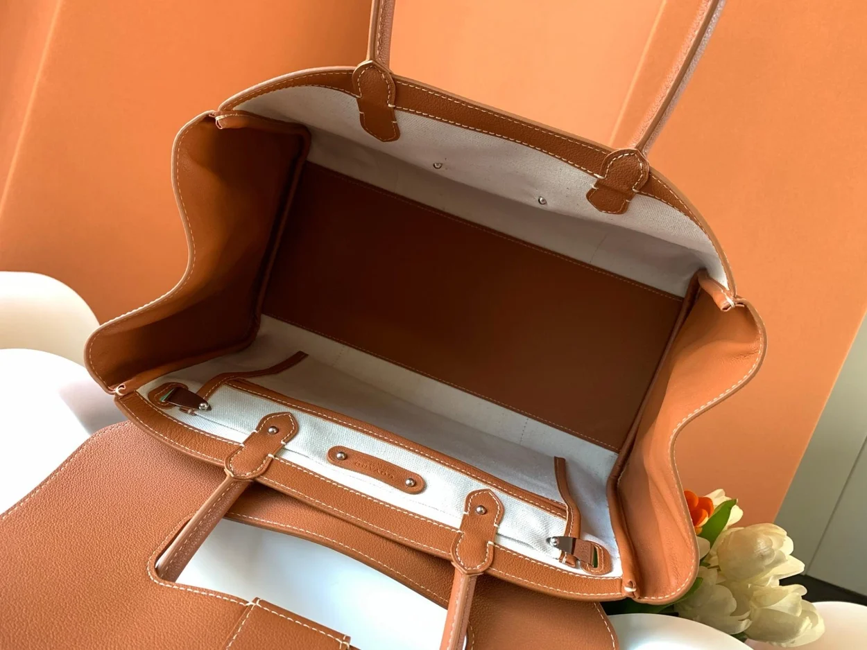 고야드 카바스 사이공 토트백 탄