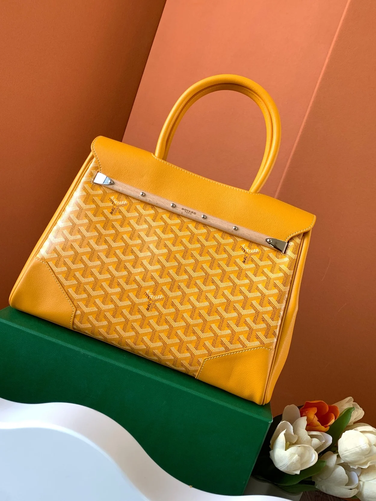 고야드 카바스 사이공 토트백 옐로우