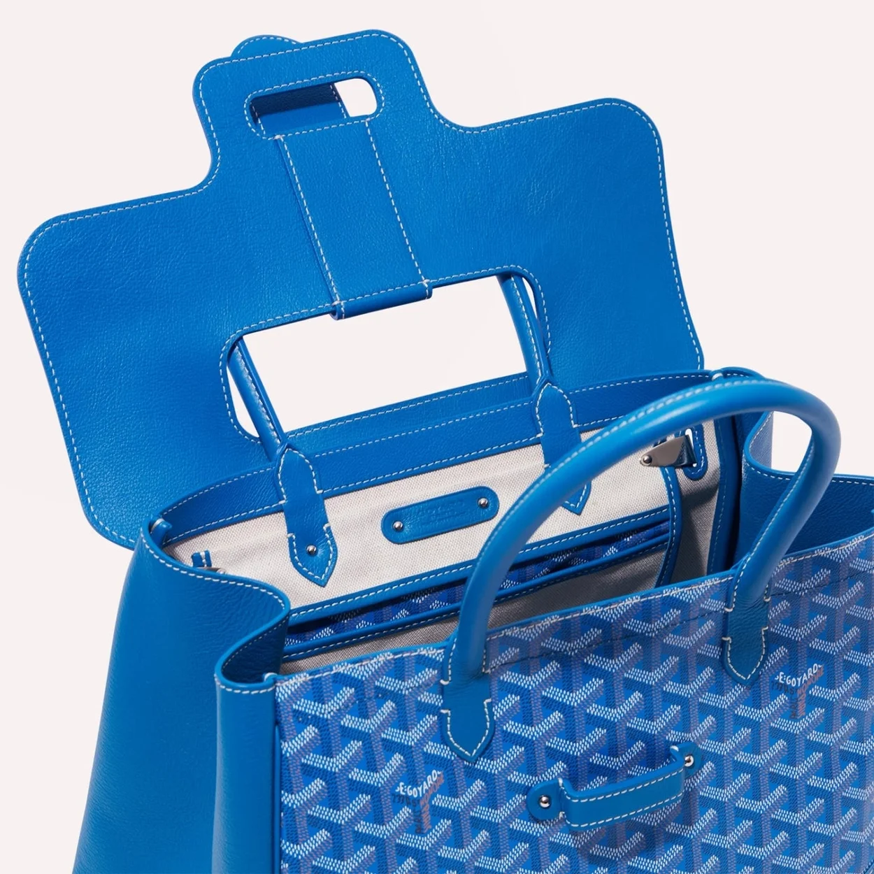 고야드 카바스 사이공 토트백 블루