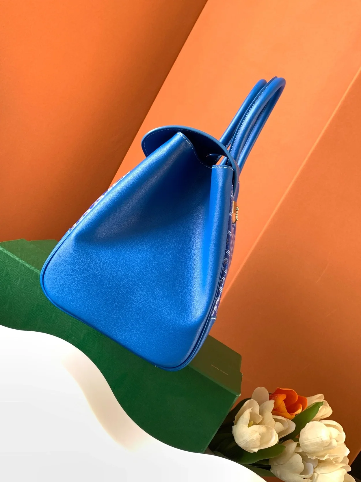 고야드 카바스 사이공 토트백 블루