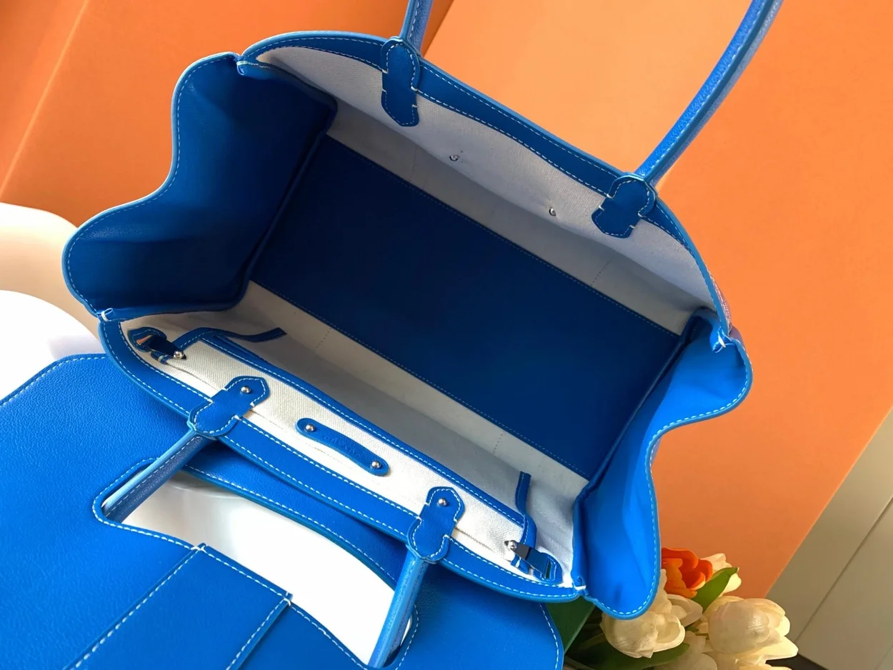 고야드 카바스 사이공 토트백 블루