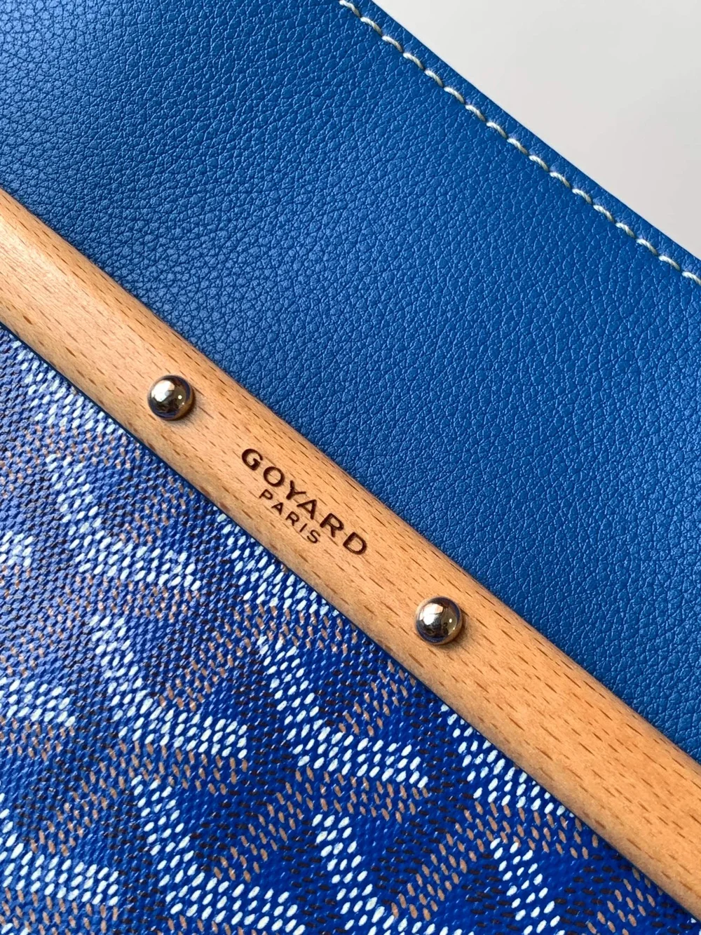 고야드 카바스 사이공 토트백 블루