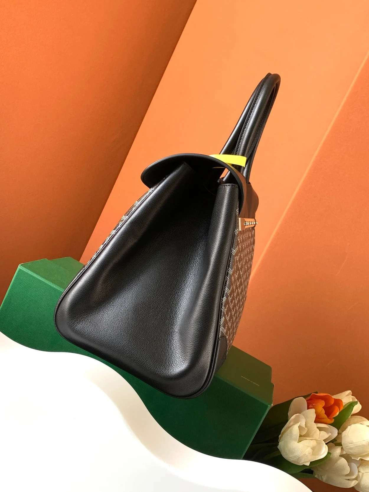 고야드 카바스 사이공 토트백 블랙