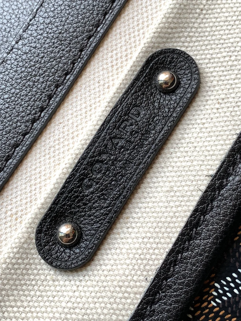 고야드 카바스 사이공 토트백 블랙