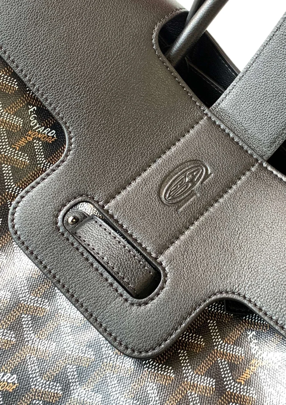 고야드 카바스 사이공 토트백 블랙