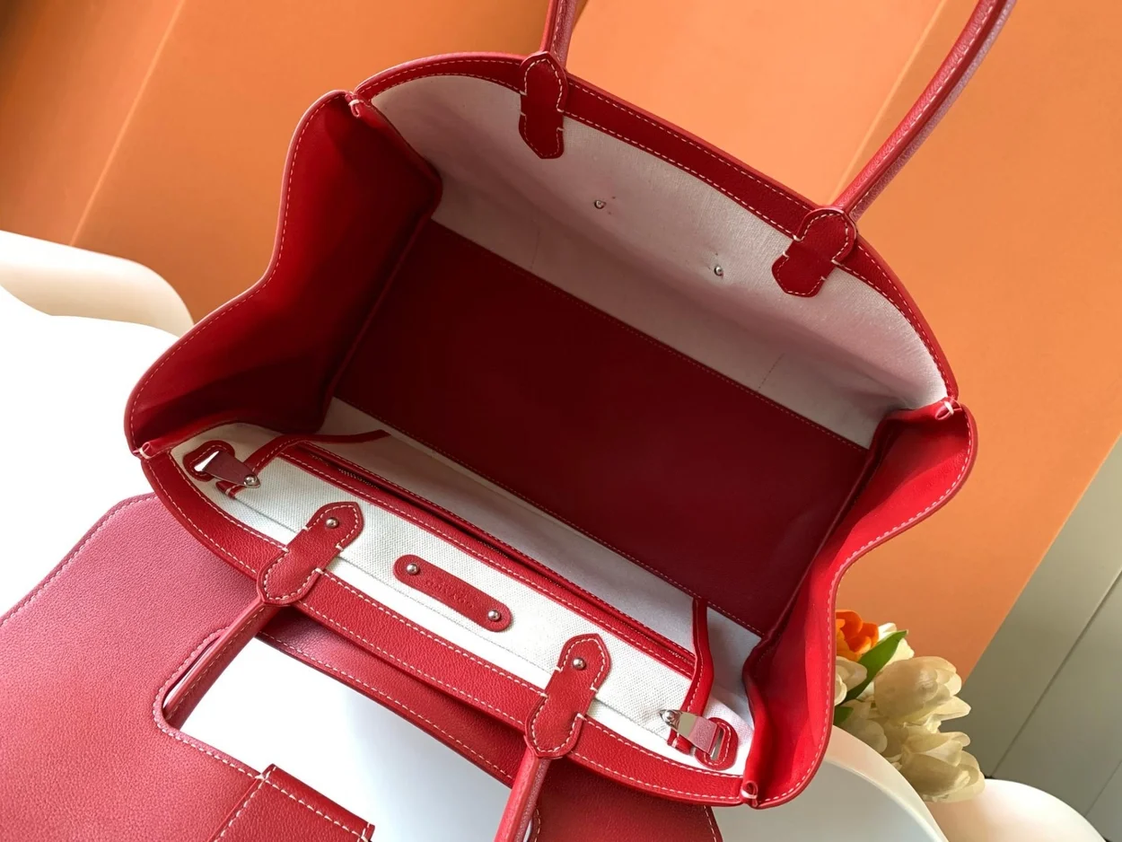 고야드 카바스 사이공 토트백 레드