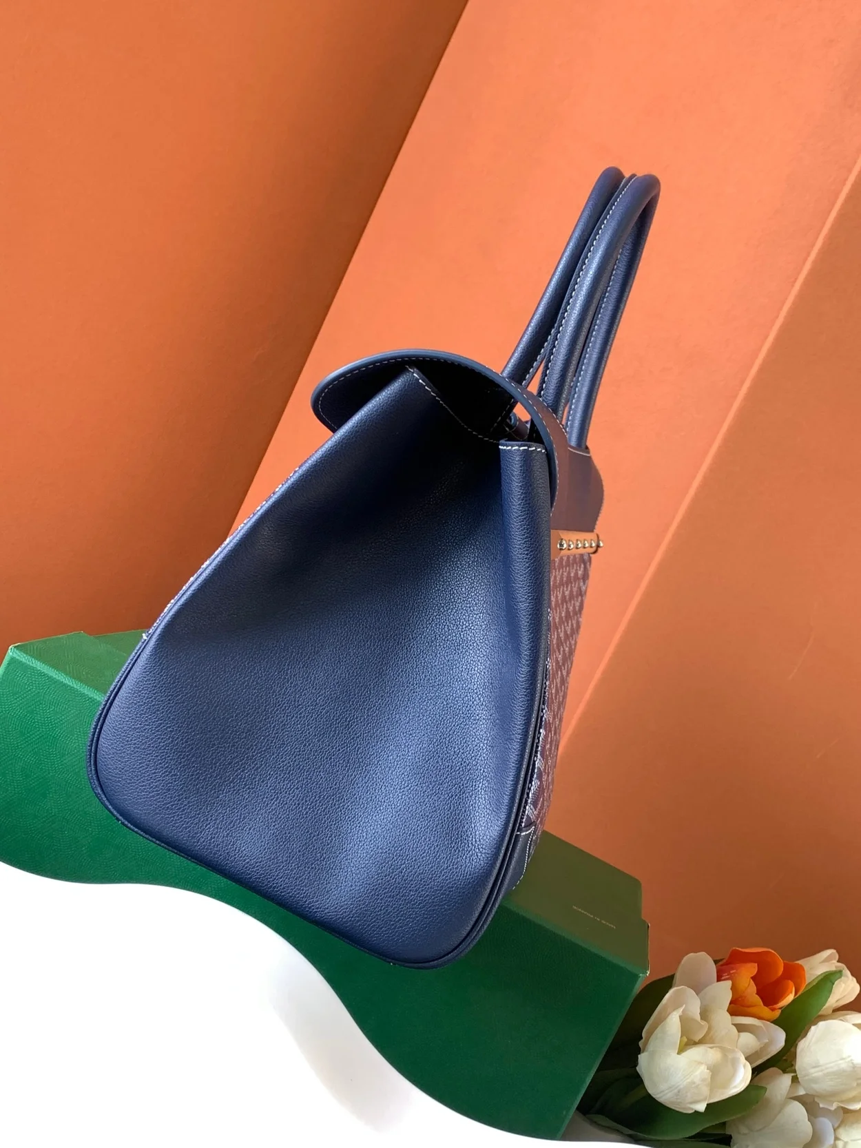 고야드 카바스 사이공 토트백 네이비