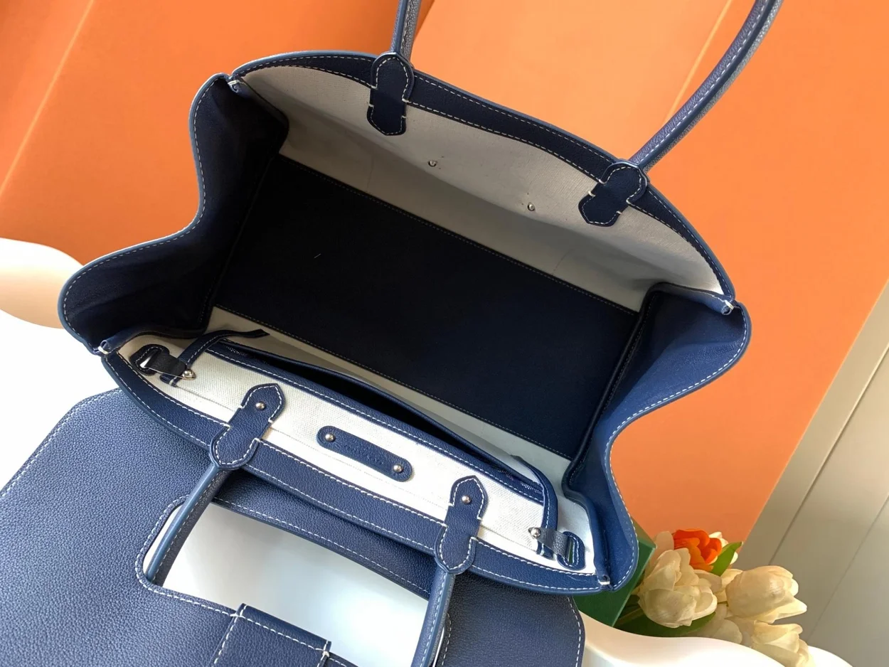 고야드 카바스 사이공 토트백 네이비