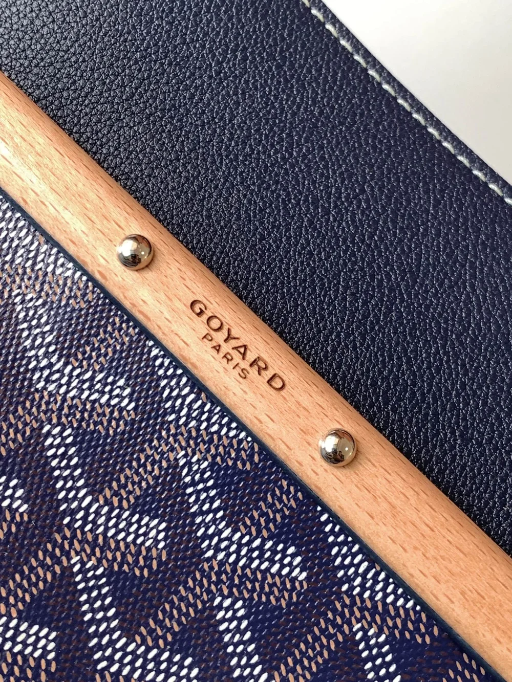 고야드 카바스 사이공 토트백 네이비