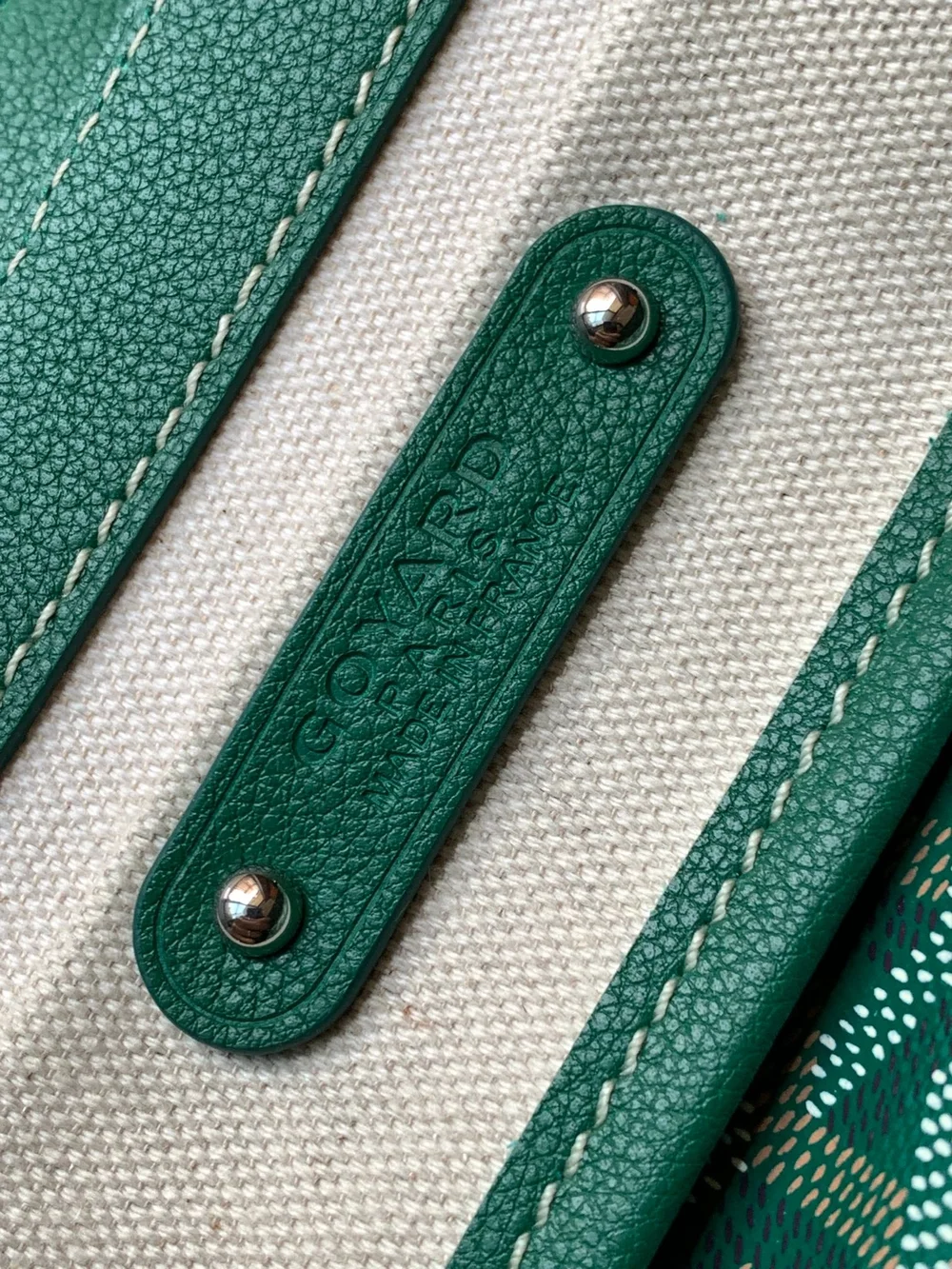 고야드 카바스 사이공 토트백 그린