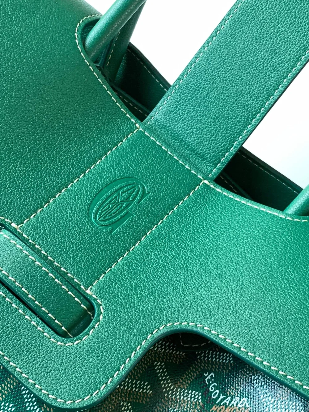 고야드 카바스 사이공 토트백 그린