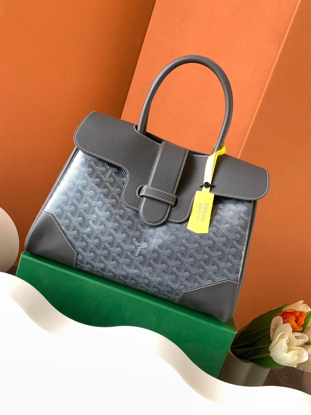 고야드 카바스 사이공 토트백 그레이