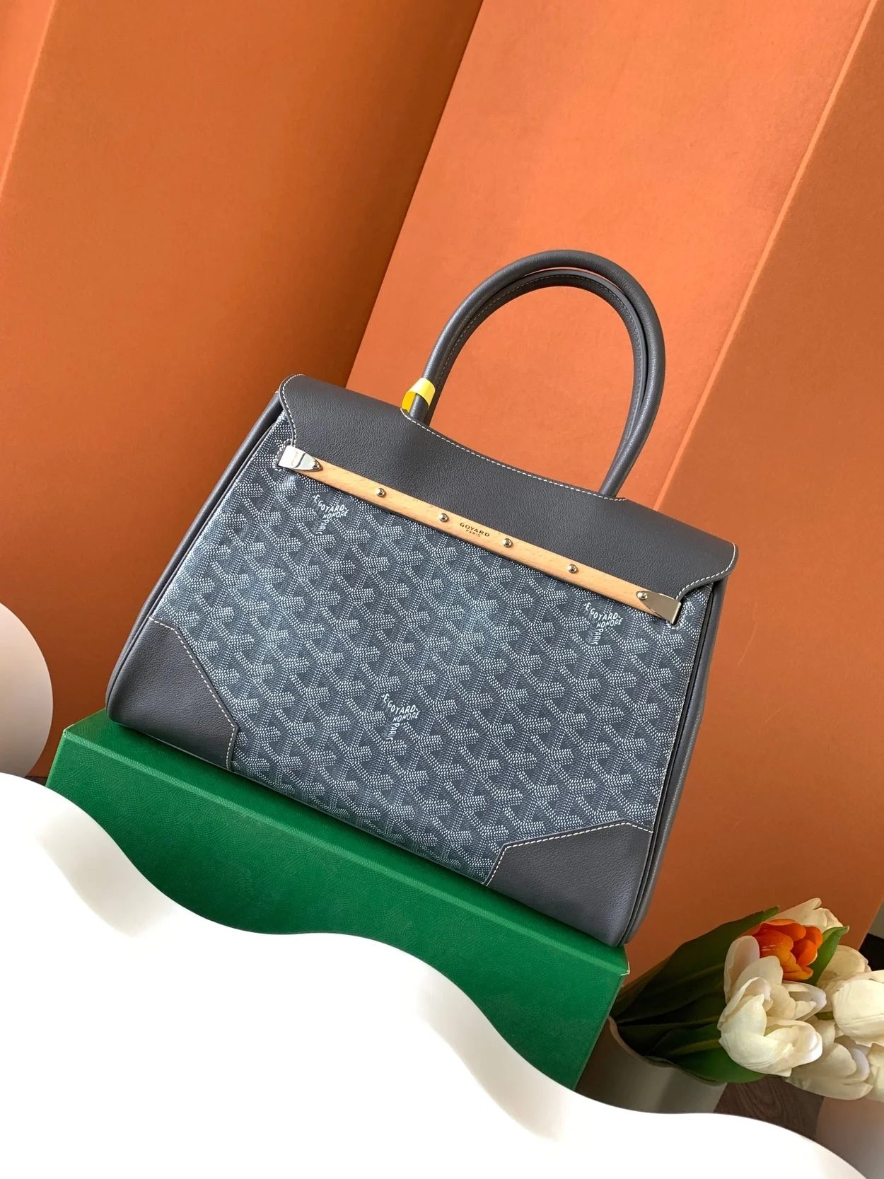 고야드 카바스 사이공 토트백 그레이