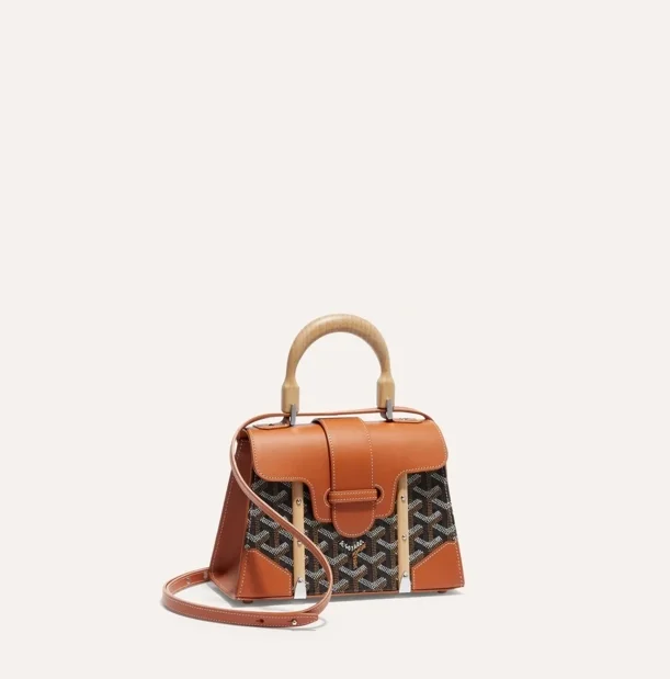 고야드 스트럭쳐 사이공 미니백 탄