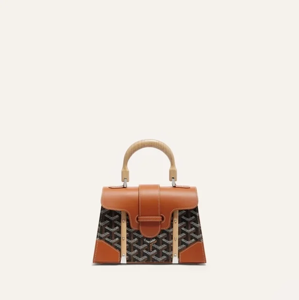 고야드 스트럭쳐 사이공 미니백 탄