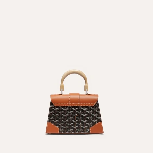 고야드 스트럭쳐 사이공 미니백 탄