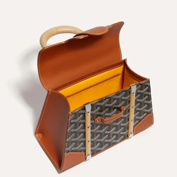 고야드 스트럭쳐 사이공 미니백 탄