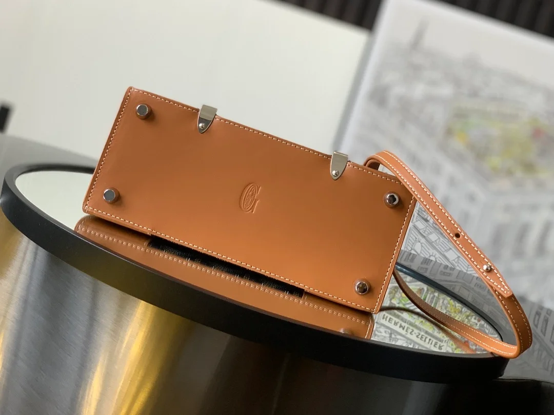 고야드 스트럭쳐 사이공 미니백 탄