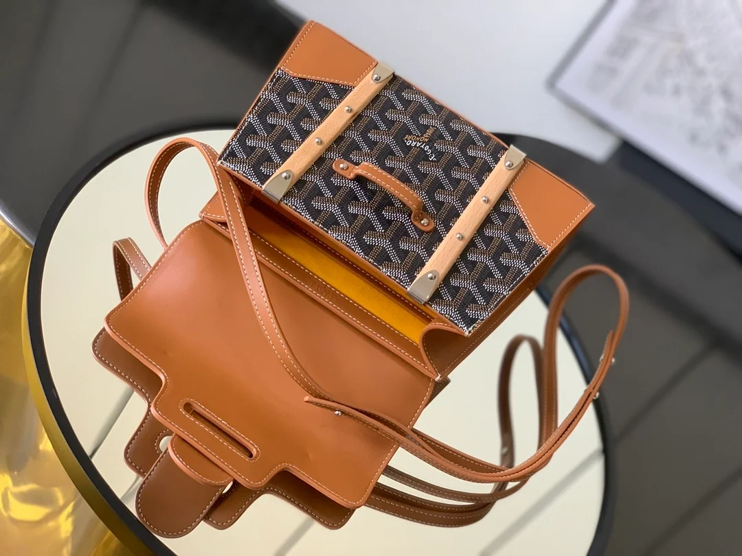 고야드 스트럭쳐 사이공 미니백 탄