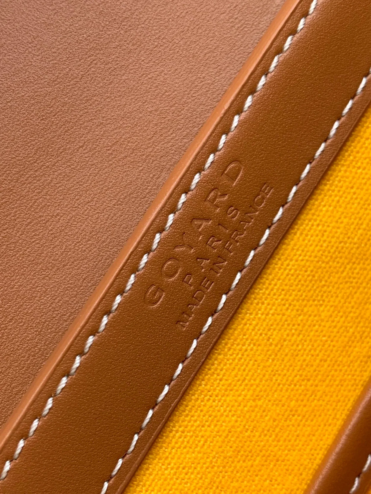 고야드 스트럭쳐 사이공 미니백 탄