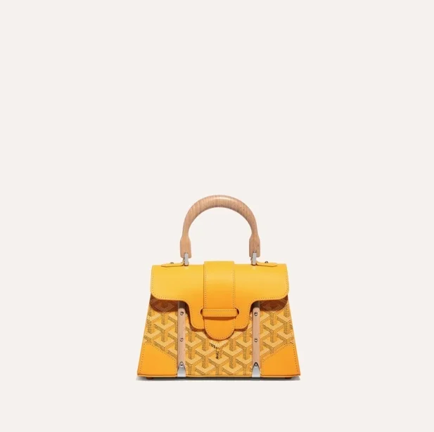 고야드 스트럭쳐 사이공 미니백 옐로우