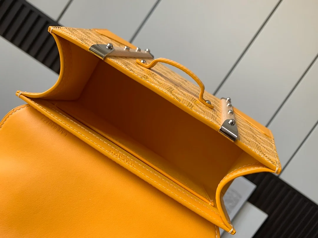 고야드 스트럭쳐 사이공 미니백 옐로우