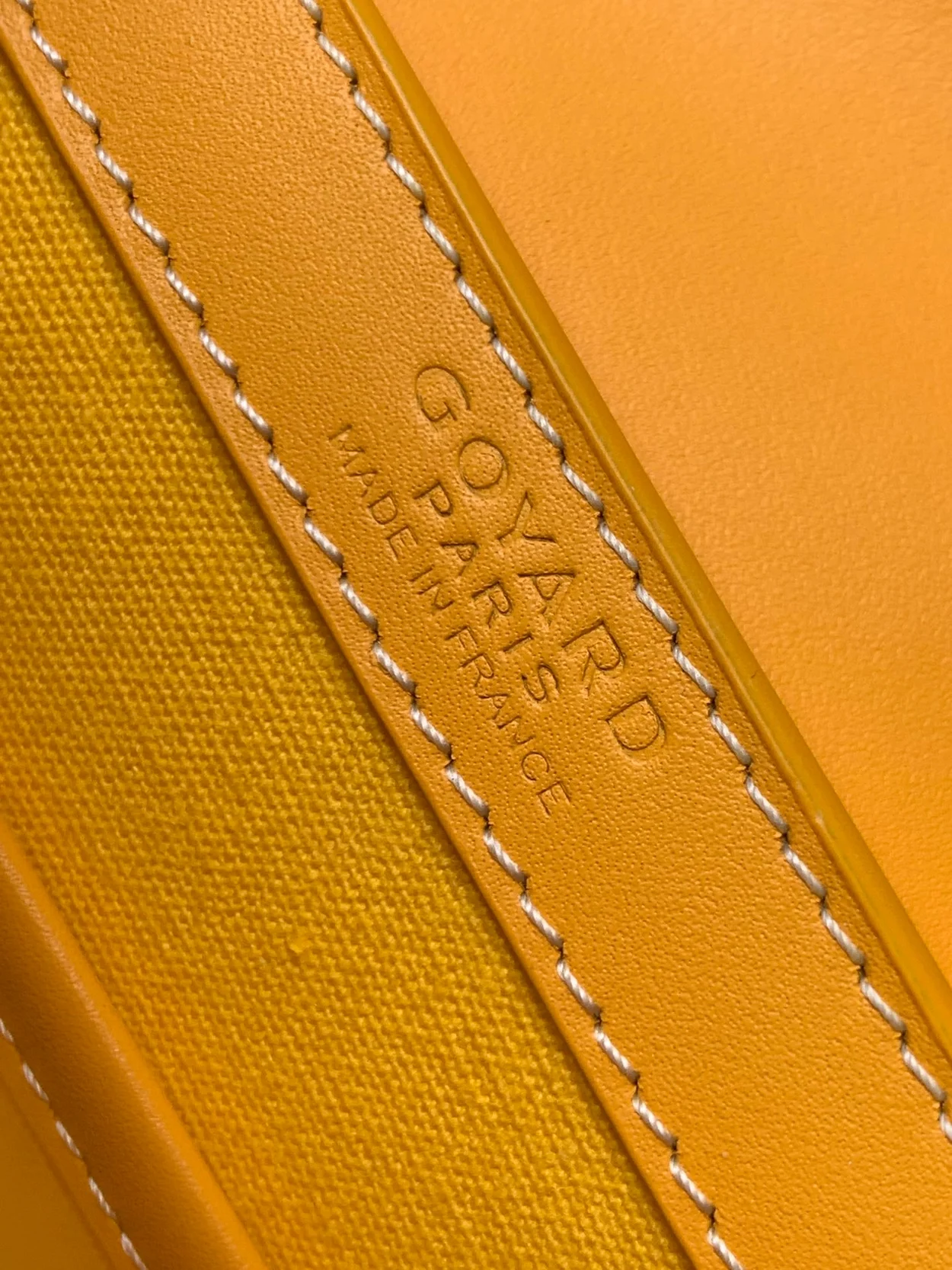 고야드 스트럭쳐 사이공 미니백 옐로우