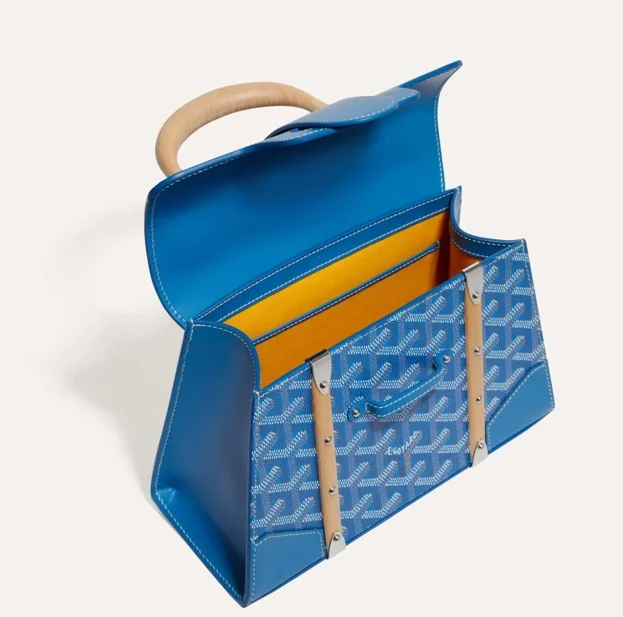 고야드 스트럭쳐 사이공 미니백 블루